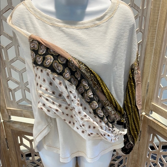 Free People Blossom Paisley Balloon Sleeve Therm - Picture 7 of 16